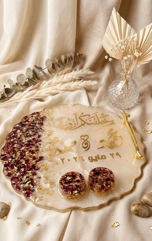 صينيه الشبكه بالورد