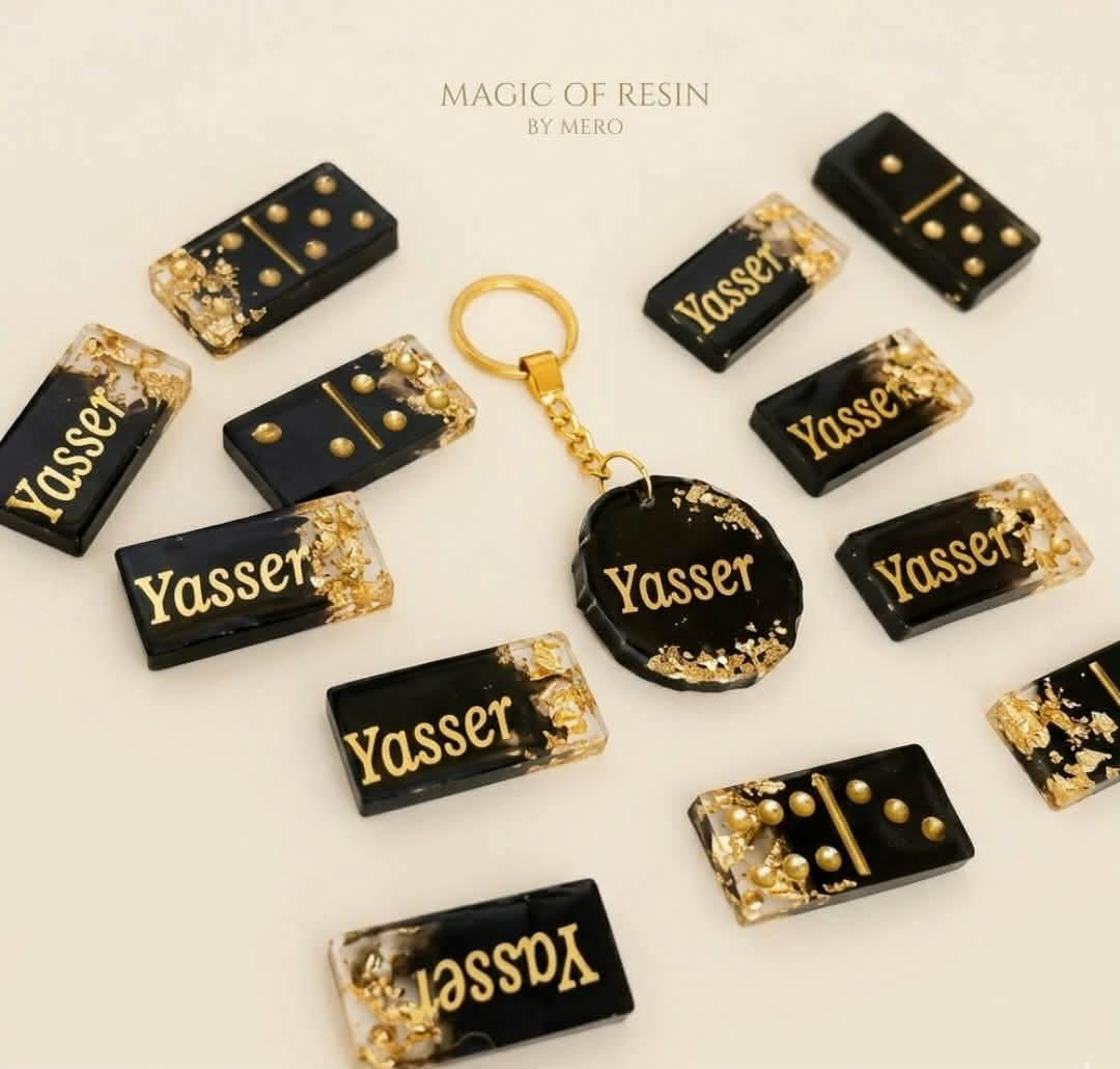 طقم دومينو ريزن فاخر – Handmade Luxury Piece
