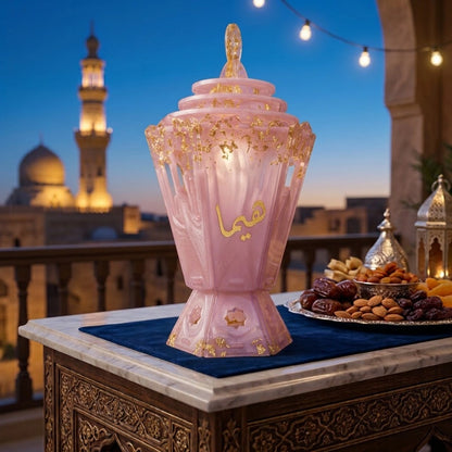 فانوس رمضان السداسي من الريزن 💚🌙